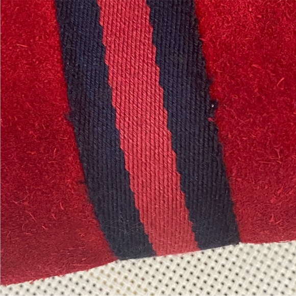 GUCCI Ophidia Red Suede Mini Shoulder Crossbody bag - Picture 6 of 12